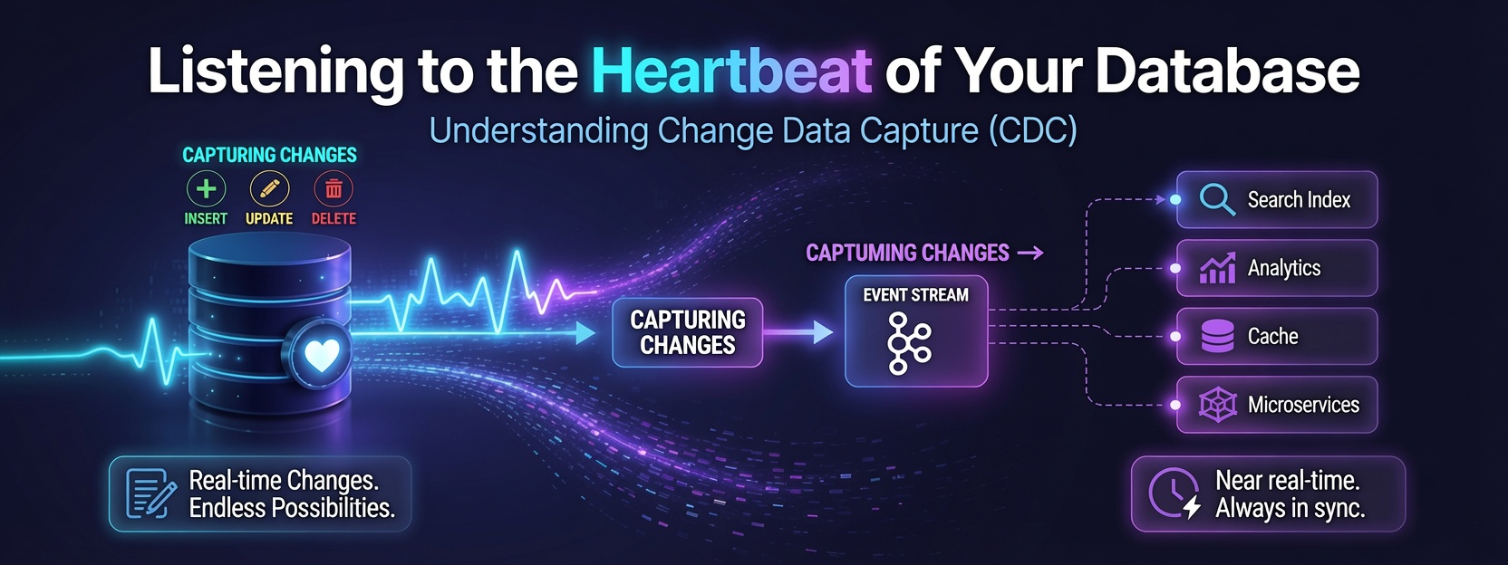 Listening to the Heartbeat of Your Database: Understanding Change Data Capture (CDC)